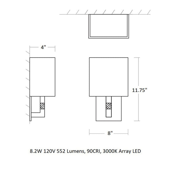 Chameleon Small LED Wall Sconce