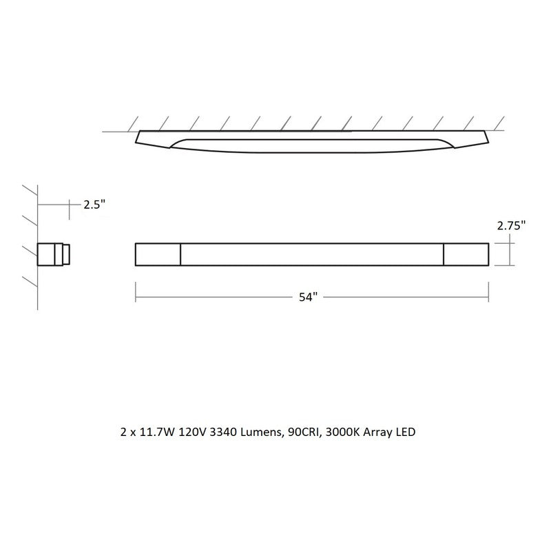 Oxygen Lighting Apollo Led : Oxygen Lighting Bathroom Fixtures at ...