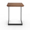 Edward End Table  option 624 Black Lacquered Steel