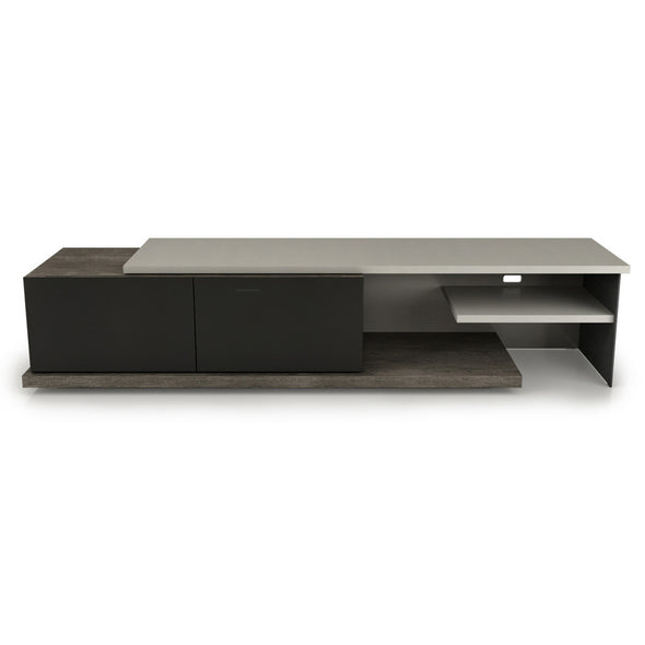 Inverse Media Cabinet with Sliding Top