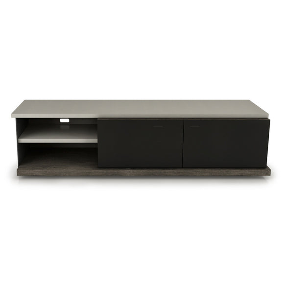 Inverse Media Cabinet with Sliding Top
