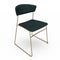 Wolfgang Metal Chair (Set of 2)  option 653 Amber