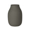Colora Porcelain Vase  option Steel Grey