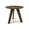 Studio Round Side Table  option 32 Smoke