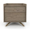 Memento Nightstand Wood Top  option 432 Smoked