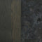 Memento Nightstand  option 411 Aged White Oak/824 St Henry Black Granite Natural Stone