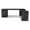 Otello Complete Corner Desk  option 21 Anthracite