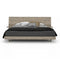 Alma Bed with Extended Headboard  option 05 Raw