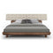 Nelson Bed  option 504 Natural QS Walnut/Club CL005