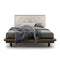 Surface Upholstered Bed  option 05 Raw Birch/Club CL005