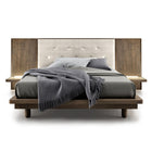 Surface Upholstered Bed with Extendable Headboard