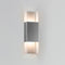 Ansa Outdoor LED Wall Sconce  option Marine Grade Brushed Stainless Steel