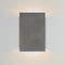 Tersus Outdoor LED Wall Sconce  option Black Concrete
