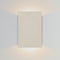 Tersus Outdoor LED Wall Sconce  option White Concrete
