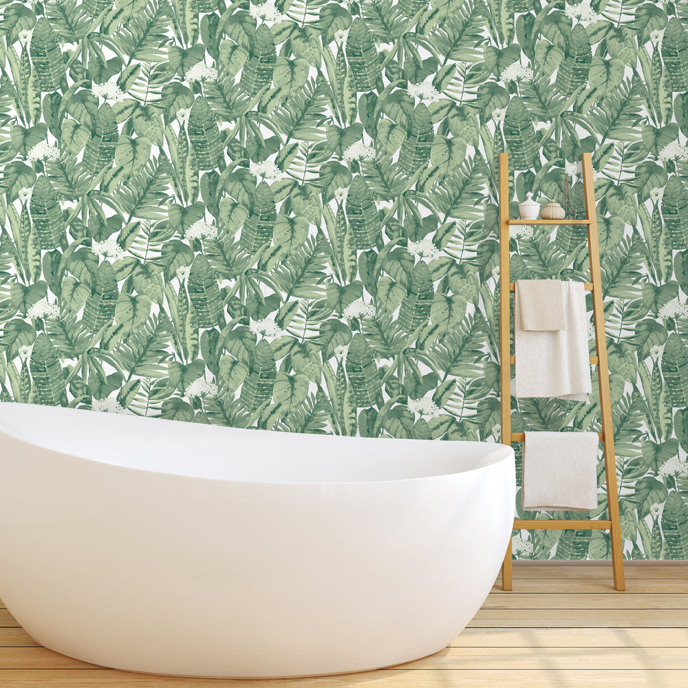 Tropical Peel and Stick Wallpaper