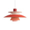 PH 5 Pendant Light  option Hues of Red