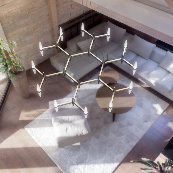 Prism Single Tier Chandelier
