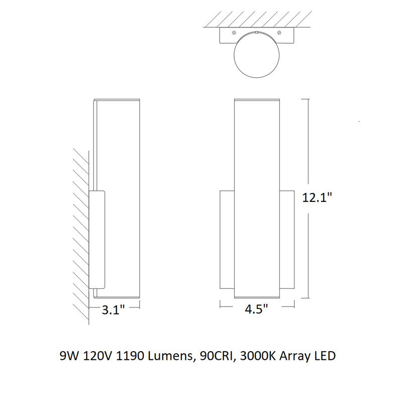 Fugit Wall Sconce