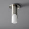 Ellipse Flush Mount  option Satin Nickel