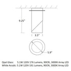 Ellipse Flush Mount