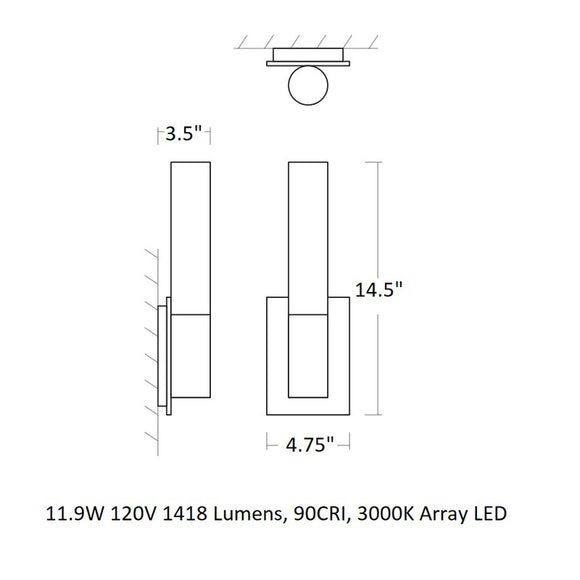 Magneta Outdoor Wall Light