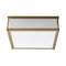 Modulo Flush Mount  option Aged Brass