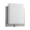 Pathways Wall Sconce  option Satin Nickel / Matte White Acrylic