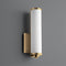 Tempus Wall Sconce  option Aged Brass