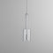 Spindle Pendant Light  option Polished Chrome / Clear Glass