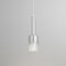 Spindle Pendant Light  option Polished Chrome / Smoked Ombre Glass