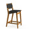 Risom Outdoor Stool with Webbed Seat and Back