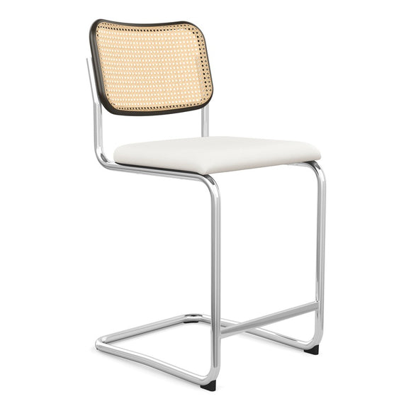 Cesca Stool with Upholstered Seat
