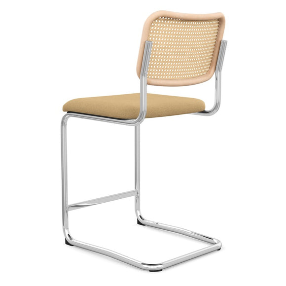 Cesca Stool with Upholstered Seat