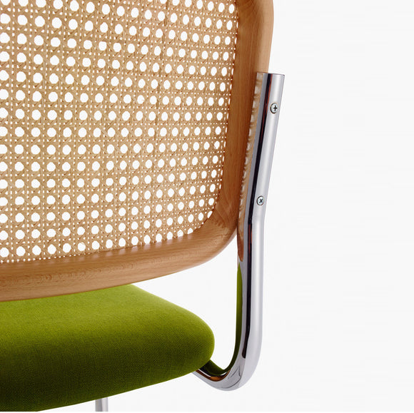 Cesca Stool with Upholstered Seat