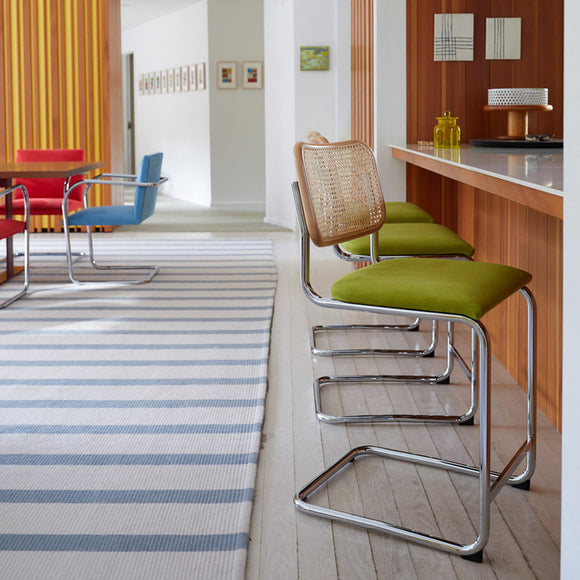 Cesca Stool with Upholstered Seat