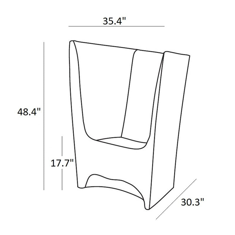 Plie Outdoor Armchair