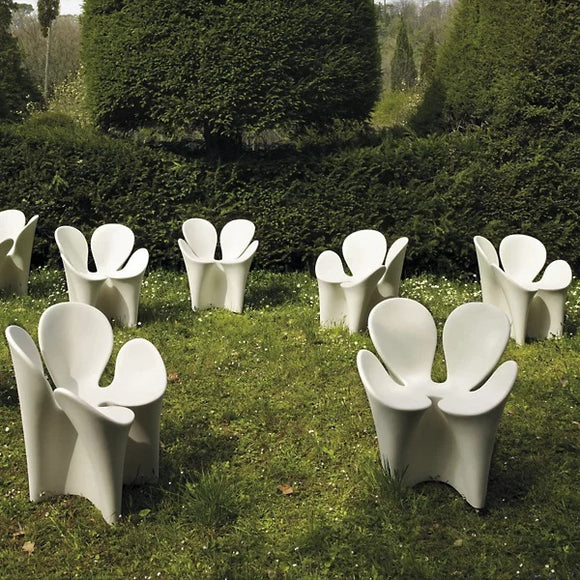 ドリアデ　クローバー　ホワイトチェア Driade Clover Armchair - 2Modern