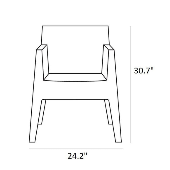 Toy Outdoor Armchair (Set of 4)