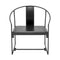 Mingx Lounge Chair  option Black