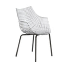 Meridiana Chair with Steel Base