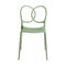 Sissi Stackable Chair (Set of 4)  option Green