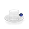 Bilia Espresso Cup and Saucer (Set of 4)  option Blue