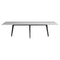 Francois Dining Table  option White Carrara Marble/Ebonized Ash