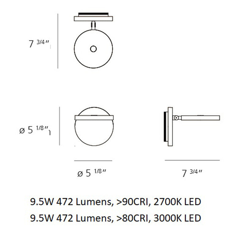 Demetra Wall Spot Light