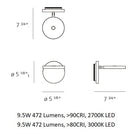 Demetra Wall Spot Light
