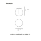 Empatia Wall or Ceiling Light