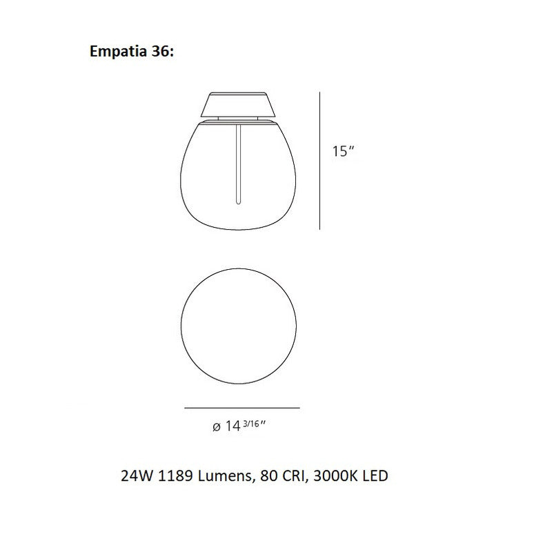 Empatia Wall or Ceiling Light