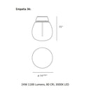 Empatia Wall or Ceiling Light