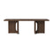 Androgyne Lounge Table  option Dark Stained Oak / Dark Stained Oak