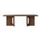 Androgyne Lounge Table  option Walnut / Walnut